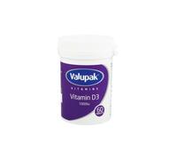 6 x Valupak Vitamins Vitamin D3 1000iu 60 Tablets