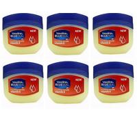 6 X Vaseline Blue Seal Vitamin E Petroleum Jelly 250ml.