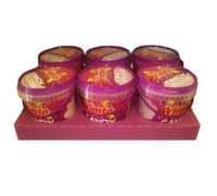 6 x Vimto Flavoured Cotton Candy Floss Carry Pot - 50g Each