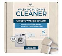6 x Washing Machine Cleaning Tablets Deep Cleaning Solution Laundry Bin Cleaner Fresh Odour Removes Build Up and Dirt for Washing Machines