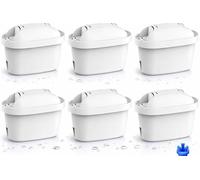 6 x Water Filter Cartridges Compatible with All-in-1 | Universal Kettle Filter Refill | Reduces Limescale Chlorine PFAS Heavy Metals Impurities & Odour | Fits Most Jugs