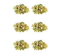 6 x Weed Bud Edible Wafer or Icing Cupcake Toppers Fun Stoner Themed Party Cake Decorations Perfect For Brownies Cookies Muffins & More! (Edible Wafer Card)