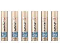 6 x Wellaflex Instant Volume Hair Spray, Up to 48 Hours, Extra Strong Hold, Voluminous Styling, Gentle on the Scalp, Dermatologically Tested, Vegan Formula Hold Level 4, 250 ml (Pack of 6)