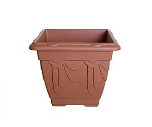 6 X Whitefurze G02048 22cm Square Venetian Planter - Terracotta