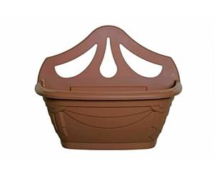 6 X Whitefurze G02052 42cm Venetian Wall Planter - Black