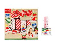 6 x Who Am I? Christmas Crackers - Family Fun After Dinner Game