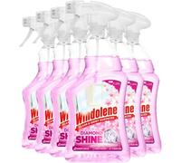 Windolene Diamond Shine Window & Glass Spray Window Cleaner Pink 750ml Bulk Buy 6-Pack