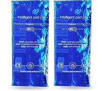 6 x XXL cooling pads - Made in Germany - blue gel cooling cartridges, large - thermal cushions and cooling packaging - cooling pad - wisdom teeth, pain and fever - for