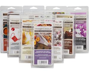 6 x Yankee Candle Fragranced Wax Melts Tarts 36 Cubes (6x75g) (Lucky Dip from O