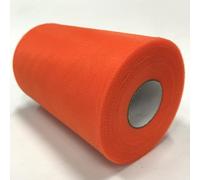 6″x100 Yards Tulle Roll for Decorations Tutu Weddings Tulle Fabric Costumes Skirts Parties Gift Bow Baby Shower (C62 Tango Oranges)