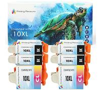 6 XL (2 SETS + 2 BLACK) Compatible 10B & 10C Ink Cartridges for Kodak ESP 3 5 7 9 3200 3250 5000 5100 5200 5210 5250 5300 5500 6100 6150 7250 9250 Hero 6.1 7.1 9.1 - Black/Colour, High Capacity