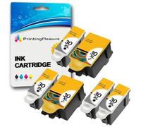 6 XL (2 SETS + 2 BLACK) Compatible 30XL Printer Ink Cartridges for Kodak ESP C100, C110, C115, C300, C310, C315, C330, C360, 1.2, 3.2, 3.2S, Office 2100, 2150, 2170 AIO, Hero 2.2, 3.1, 4.2, 5.1