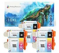 6 XL (3 SETS) Compatible 10B & 10C Ink Cartridges for ESP 3 5 7 9 3200 3250 5000 5100 5200 5210 5250 5300 5500 6100 6150 7200 7250 9200 9250 Hero 6.1 7.1 9.1 - Black/Colour, High Capacity