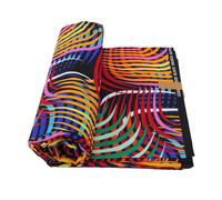 6 Yards Ankara Fabric Soft Polyester Printed Wax Fabric for Clothing Crafts Sewing