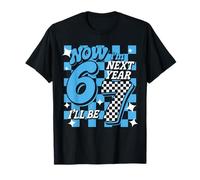 6 Year Old Birthday Boys Kids Now I'm 6 Next Year I'll be 7 T-Shirt