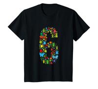 6 Year Old Birthday Bugs 6th Birthday Insect T-Shirt
