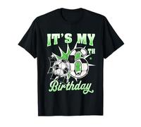 6 Year Old It's My 6th Birthday Soccer Ball Shirt for Boys T-Shirt