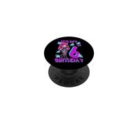 6 Years Old Birthday Korean Music Kids 6th Birthday Girls PopSockets Adhesive PopGrip