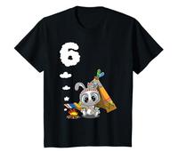 6 years old bunny I am six birthday girl rabbit T-Shirt