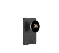 6 Years Old Six Saurus Kids Dinosaur 6th Birthday Family PopSockets PopWallet for MagSafe