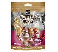 (6) Zeus BetterBones Duck&CberryWrapBones