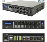 6 Zone Matrix Bluetooth Mixer Amplifier Amp 12 Speaker System Switch Splitter PA