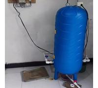 60 100 120 150 200Galn Pre-Charged PE Pressure Tank，Large Water Tank with Mounting Kit，for Laundry Room/Kitchen/Shower/Garden, Fully Automatic Portable Water(31.7Gal/120L-H90cmxW45cm)