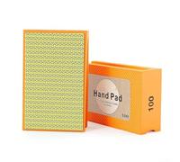 60 100 200 400 Grit Sanding Block Set With Emery Sponge Pads For Hand Polishing Grinding And Trimming On Various Surfaces(100 Grit)