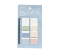 60/120/200 PCS Colorful Adhesive PET Label Sticky Note Page Markers 6 Hole Punch Binder Ruler Office Supplies Office Supplies