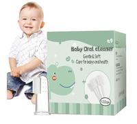60/120 Infantt Oral Cleaner - Flexible Baby Oral Cleaner, Disposablee Soft Baby Toothbrush | Baby Mouth Cleaner, Soft Gauze Toothbrush Oral Cleaning Stick for Infantts and Babies