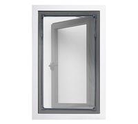60 * 140CM Removable Magnetic Window Screen Adjustable Polyester Window Net to Keep Bugs, Insects, Flies, Mosquito Out