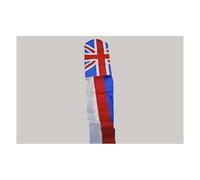 60" 2.3 Metres Union Jack United Kingdom Great Britain Flag Open Ended Windsock Wind Speed Direction Indicator