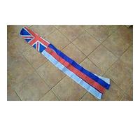 60" 2.3 Metres USA Union Jack United Kingdom Great Britain Flag Open Ended Windsock Wind Speed Direction Indicator
