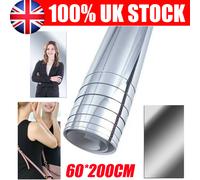 60*200cm Self Adhesive Rectangle Glass Mirror Tiles Wall Sticker Home Décor