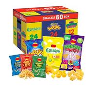 Crisps Multipack Snack Box Bulk Buy - Mega Walkers Crisps Snacks Variety Box of 60 Crisps Share Bag. Multipack Crisps with Topline Card for Birthday Party Food, Pub Snacks, Movie Night or Camping Trip