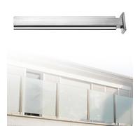 60 70 80 90 100 110 120 Cm Height Fencing Balustrade Post, Stainless Steel Baluster Column For Balconies Terraces, Side Mount Square Stair Baluster Posts(A-MID,Height 105cm)