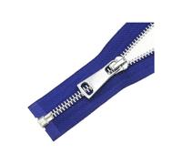 60/70/80/90/100/120/150cm Metal Zipper, 5#, Platinum Open-End, Auto Lock Zippers, for Sewing Clothing