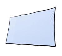 60 72 100 120 150 Inch 16:9 Portable Wrinkle Free Lightweight Projector Screen Home Outdoor Front Rear Projection Curtain Fabric(72 inch)