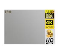 60/72/84/100/120 Inch 16:9 HD 4K Anti-Light Projector Screen, Portable Foldable Projections Movies Screen for Home Backyard Theater(84inch(180x100cm))