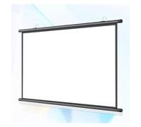 60/72 Inch Pull Down Projector Screen, Wrinkle-Free HD Projection Screen 4:3/16:9, Portable Wall Mount Screen with No-Drill Installation for Home Theater Office Meeting School Learning(16:9,72inch)