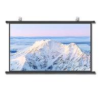 60'' 72'' Projector Screen Manual Pull Down 4:3 16:9 Retractable Widescreen 4K 3D Movie Screen Winkle-Free Projection Screen, Suitable for HDTV/Sports/Movies/Presentations, 4 Styles(Gray fib