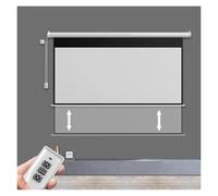 60-84 Inch 16:9 Electric Motorized Drop-Down Projection Screen With 12V Trigger Remote Control For Home Theater(GFG 60 inch)