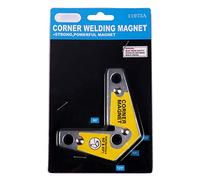 60/90 / 120° Degree Magnet Welding Locator Holder Weld Fixture Corner Clamp Fixer Welder Soldering Tools Angle Finder Ruler Protractor Measurement Bevel Height Depth Gauge Azimuth Base