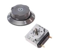 60/90/120min Knob Timer Switch with Bell for Disinfection Cabinet Microwave Oven Mechanical Rice Cooker Time Switch(90min)