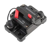 60 Amp Circuit Breaker with Manual Reset 12V- 36V DC Waterproof Surface Mount for Car Audio Rv Marine Boat Truck Trolling Motors, 30-300A Car Speaker Resettable Fuse