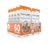 60 Batteries Model 13 Orange (PR48) - 10 Packs of 6 Batteries for Hearing Devices 1.45V - Rayovac Varta Extra Acoustic Batteries