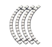 60 Bits LED Ring Lamp Board Colorful Light 5V WS2812 5050 RGB Round Light Module for Home Room Decoration Support Microcontroller
