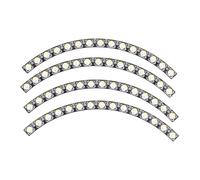 60 Bits LED Ring Light Full Color Individually Addressable, RGB Lamp Module with SK6812 Chip, Linkable Design for DIY Projects, Enhance Your Space with Fluorescent White LED Panels