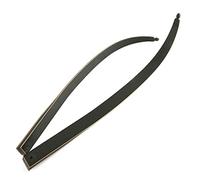 60" Black Hunter Recurve Bow Wood Takedown Bow Right Hand for Adults American Hunting Longbow 20-60lbs for Archery Hunting Shooting Practice