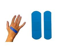 60 Blue Plasters Flexible Waterproof Cut Wound Bandage Band Aid Catering Cooking